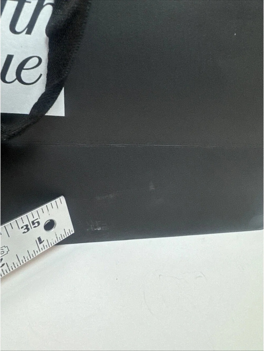 Saks Fifth Avenue Signature Paper Black Shopping Bag  Handle 17”x11.5”x 6
